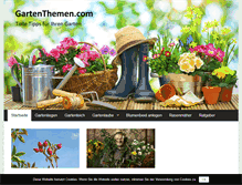 Tablet Screenshot of gartenthemen.com